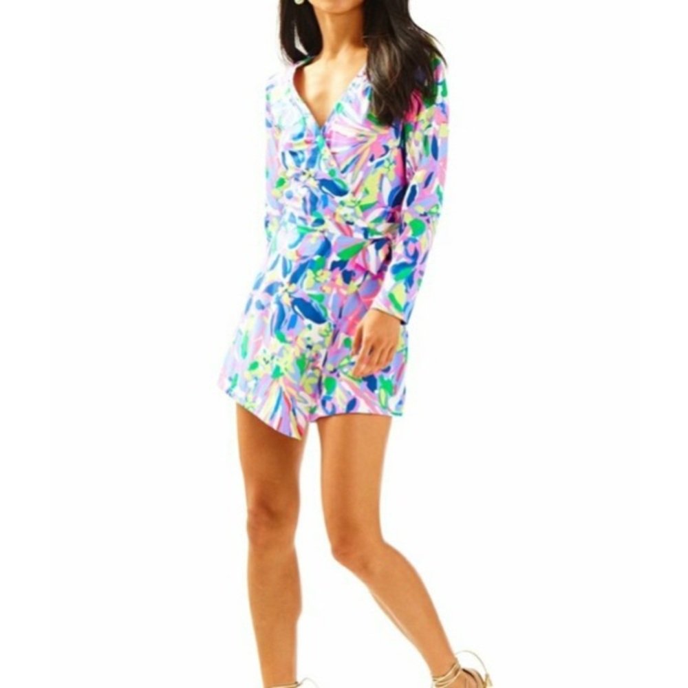 Lilly Pulitzer Tiki Wrap Romper